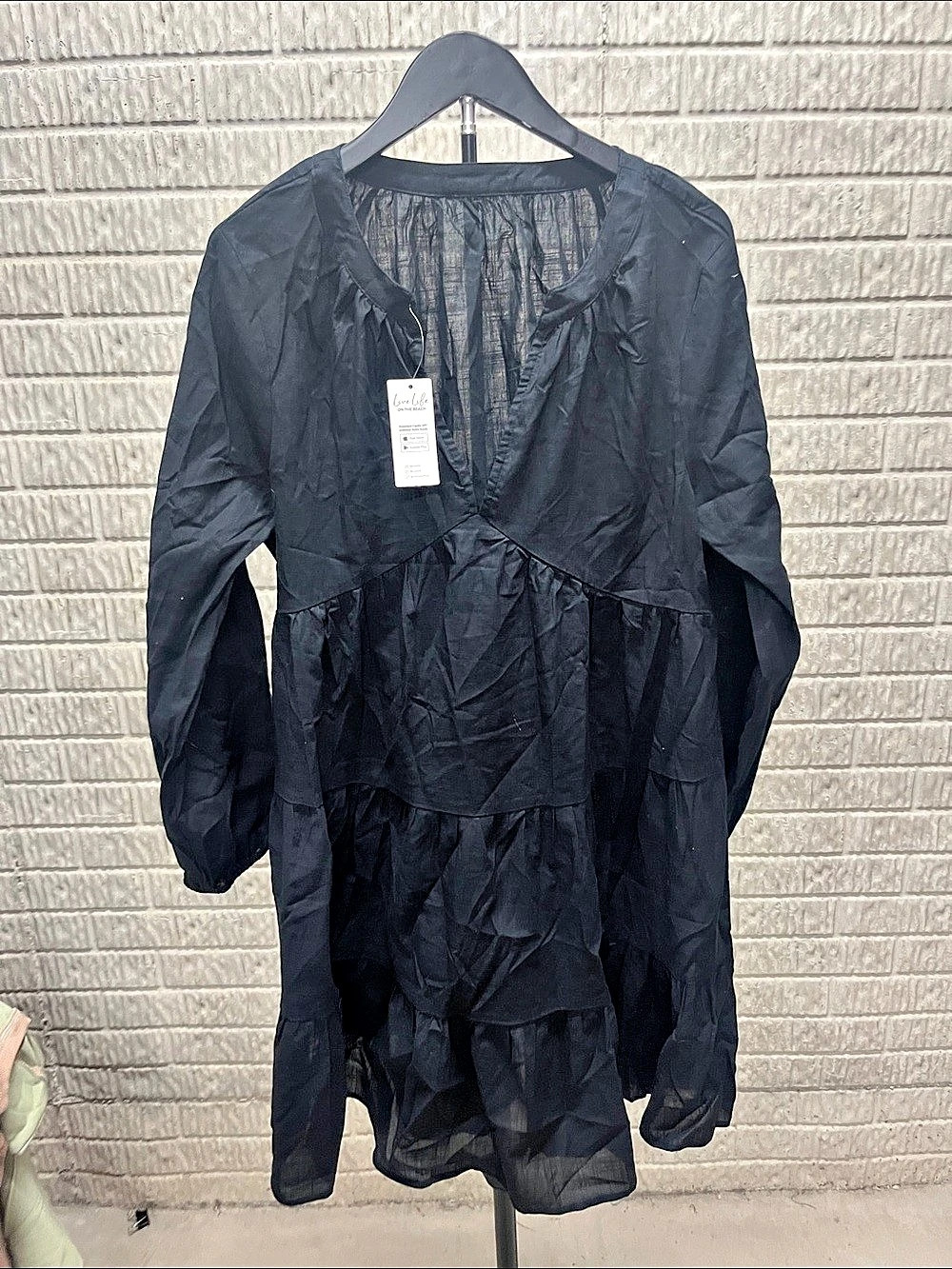 Cupshe Black Swim Cover-Up Size Large NWT